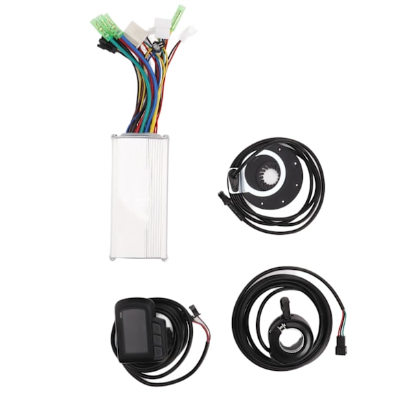 Cykel Lithium Batteri Omdannelsessæt - 36V/48V 500W - Børsteløs Motorstyring med EN06 Display