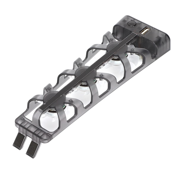 Spelkonsol USB-kylfläkt Värmeavledning 3 Mini Fläktar USB-driven Automatisk Spelkonsol Turbo Kylfläkt för PS5