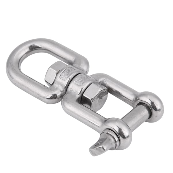 Stærk 304 Rustfrit Stål Drejelig Ring Snap Rullende Shackle Enhed (12mm)