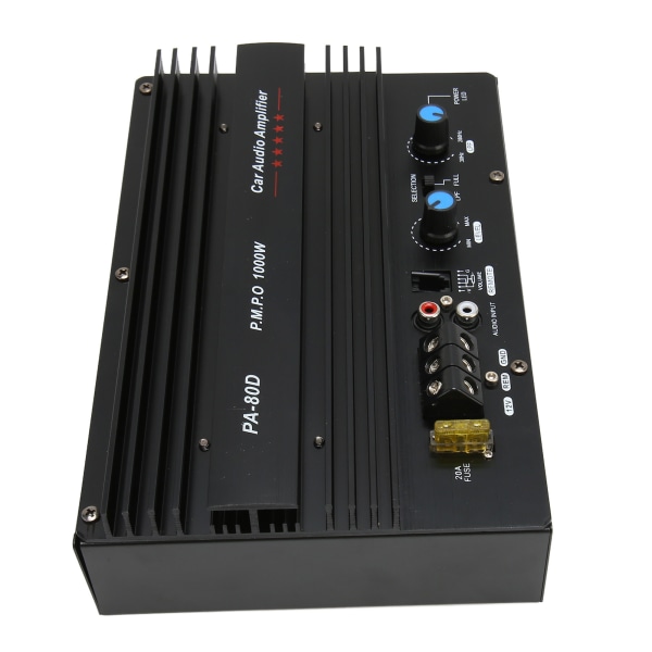 PA 80D Car Power Amplifier Board Profesjonell høyeffekt subwoofer plateforsterker for bilunderholdning 12V 1000W ++