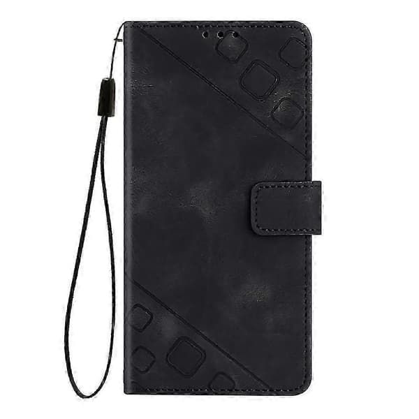 Samsung Galaxy S25 FE Plånboksfodral med magnetisk stängning, PU-läder, 3 kortfack, stativ, stötsäker black