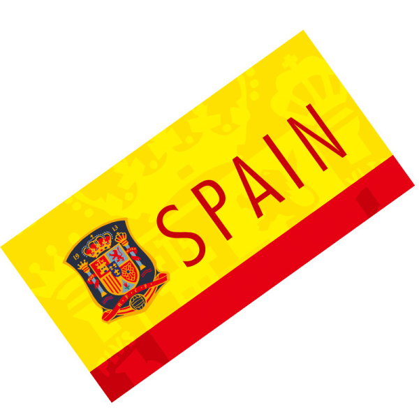 Spansk badehåndklæde badeskørt fiber World Cup team badehåndklæde fodbold fan forsyninger 140*70CM