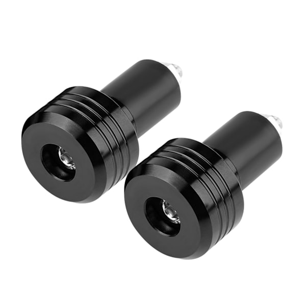 Et par 22 mm Universal Motorsykkelgrep Styreender Vekt Balanseplugg Svart