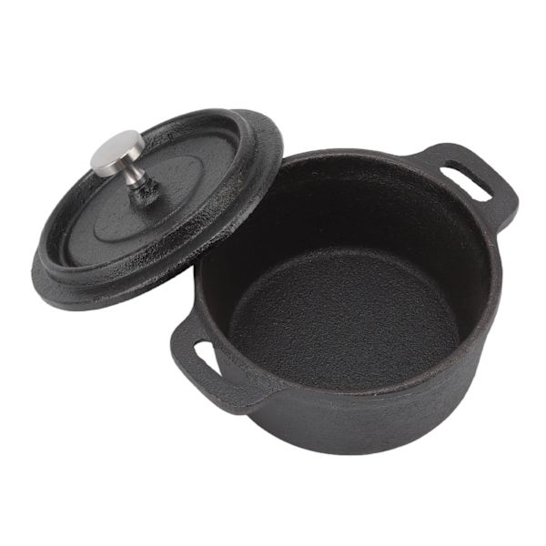 Traditionell Dubbel Holländsk Ugn med Tjock Gjutjärnskokkärl - 20CM Diameter