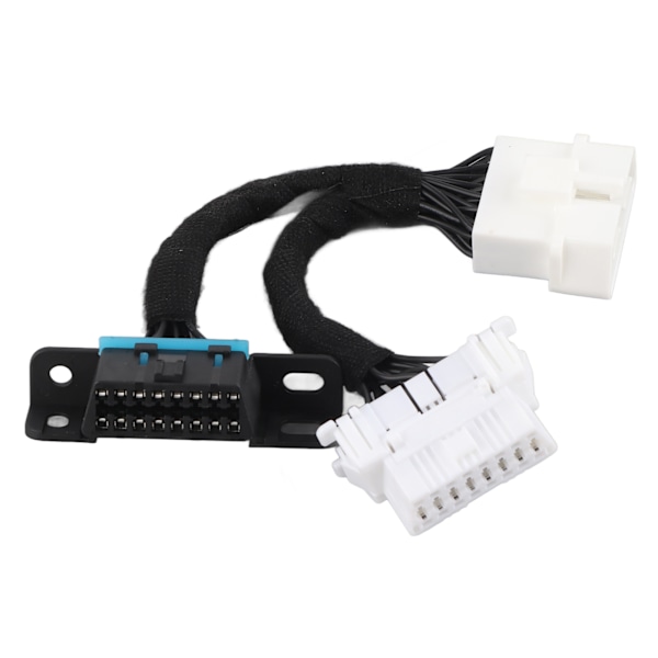 16-pins splitter OBD2 han til hun forlængerkabel OBD-adapter 0,5 m/1,64 fod ABS 12‑24V