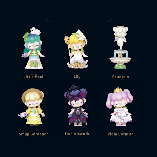 Secret Garden Blind Box Flicka Figur Ornament Mystisk Slumpmässig Design Samlarobjekt 4