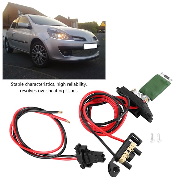 Varmeblæsermotorresistor til Renault Clio MK3 III Modus 7701209803