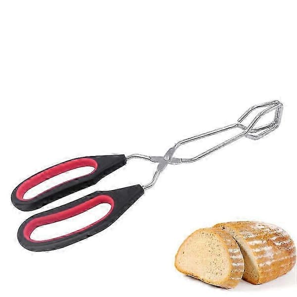 Saksetang i rustfrit stål 28 cm kraftig grilltang, sæt med 2