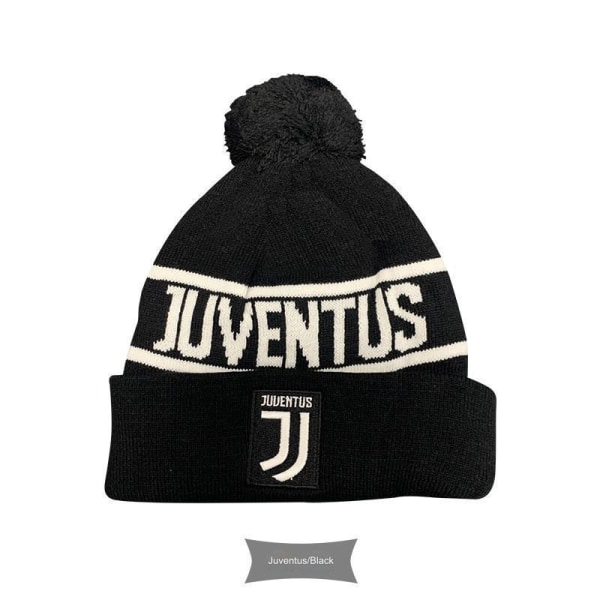 UEFA Champions League -jalkapallourheilu neulottu hattu pipo hattu miehille ja naisille talvinen lämmin jalkapallohattu Juventus