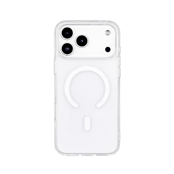 【BEMS】iPhone 17 Pro MagSafe Case, Transparent – Slim & Shockproof Protection