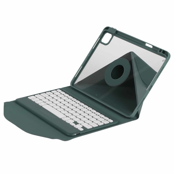 Pystynäppäimistö Kotelolla Tummanvihreä Ergonominen Magneettinen Irrotettava Pystynäppäimistö Kotelolla Kynäteline IOS-Tableteille
