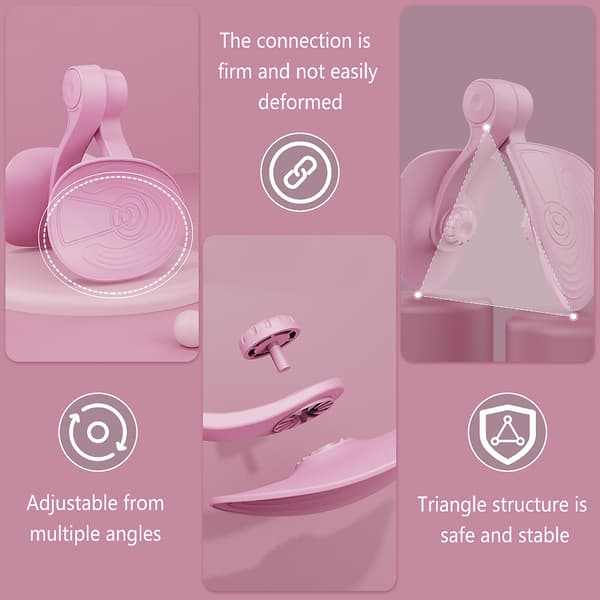 Bäckenreparation Multifunktionell Benklämma Professionell Rumpskönhetstränare Pink