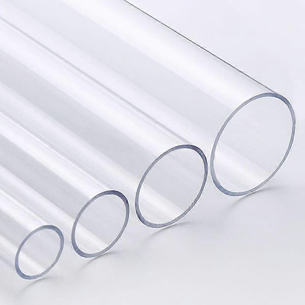 Akrylrör plexiglasrör Akrylklart transparent rör PVC-rör Plaströr Överloppskopplingar Kompatibel med akvarium[BEMS]