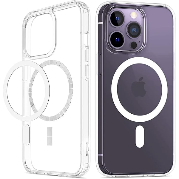 【BEMS】BOOM Compatible with iPhone 14 Pro Max Case Magsafe - Transparent Transparent 52