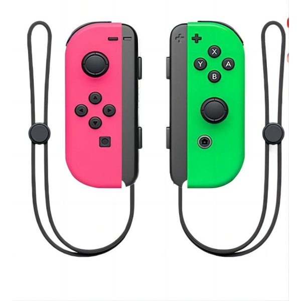 Nintendo switch JOY CON är kompatibel med original fitness Bluetooth kontroller NES spel vänster och höger små handtag Left pink and right green