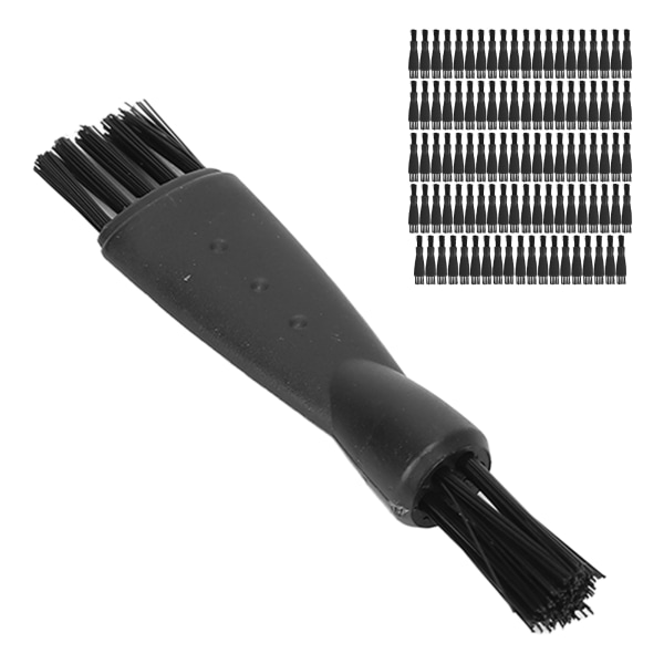 100 stk Barberbørste Nylon PP Ergonomisk sterk elektrisk barbermaskin Rensebørster for alle slags små apparater++/