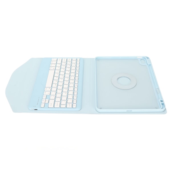 Pystysuuntainen näppäimistö kotelolla, sininen, ergonominen folio, magneettisesti irrotettava pystysuuntainen näppäimistö kotelolla ja kynätelineellä IOS-tabletille