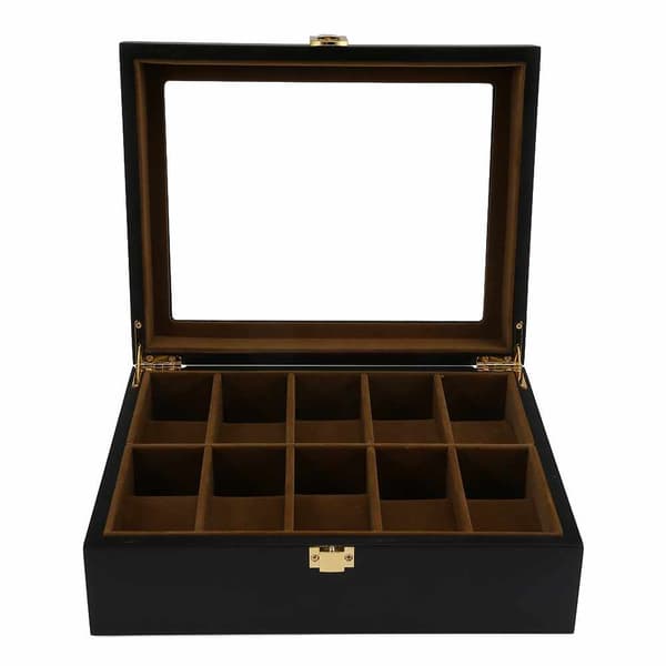 【BEMS】Solid Wood 10-Position Watch Box