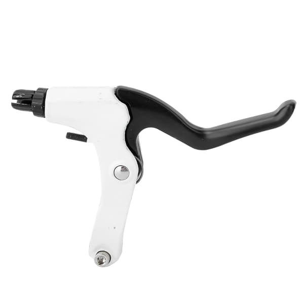 1 par cykelcykel bromshandtag i aluminiumlegering, vitt