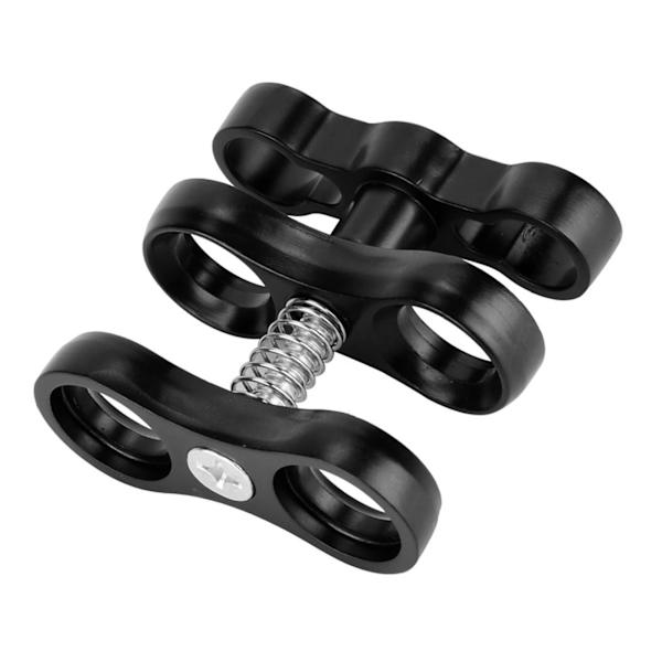 Mini Butterfly Ball Clip Dykke Lys Klemme Adapter Mount for Gopro i Aluminium Legering