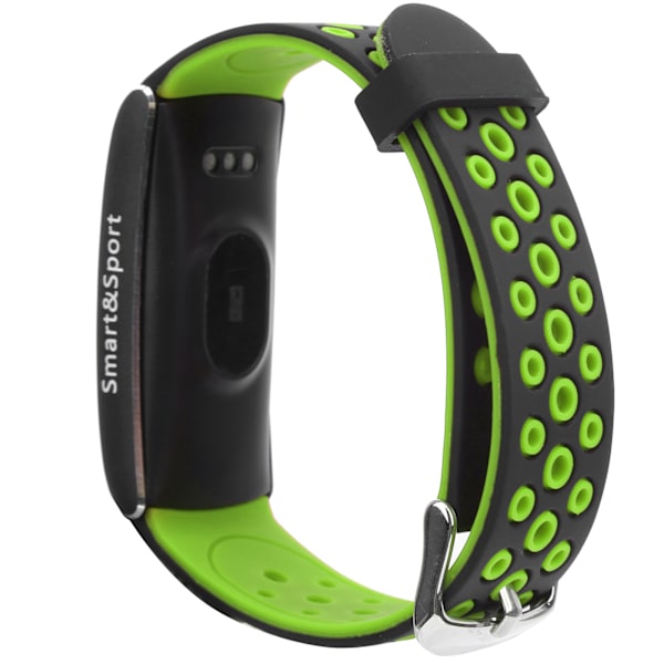 AD22 Smart Fitness Armbånd - Vandafvisende, Sort Grøn