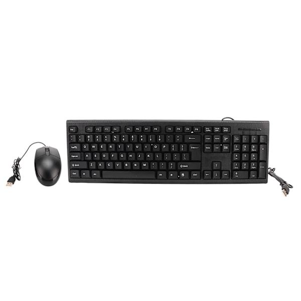 CMK858 USB-näppäimistö ja hiirisetti, 104 näppäintä, tietokonenäppäimistö, 1600 DPI hiiri kotiin ja toimistoon