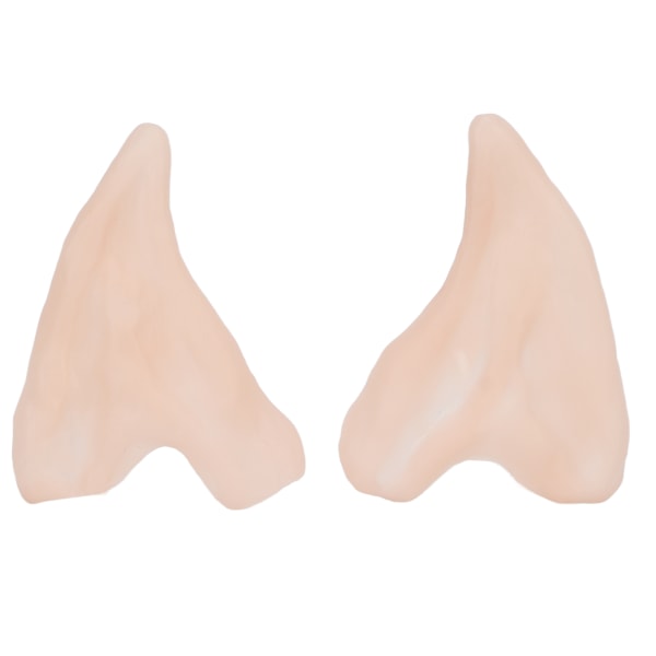 TIMH Cosplay Elf Ear Latex Soft Unique Pointed Ear Props Dress Up Kostume til Halloween Christmas Party