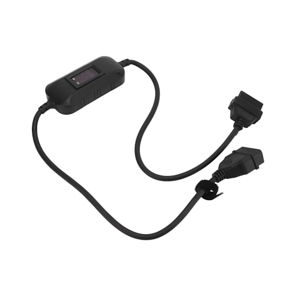 12‑24V OBD2 scanneradapterkabel Passer til X431 Easydiag 2.0/3.0 GOLO ABS Varmebestandig til tunge lastbiler Diesel Sort