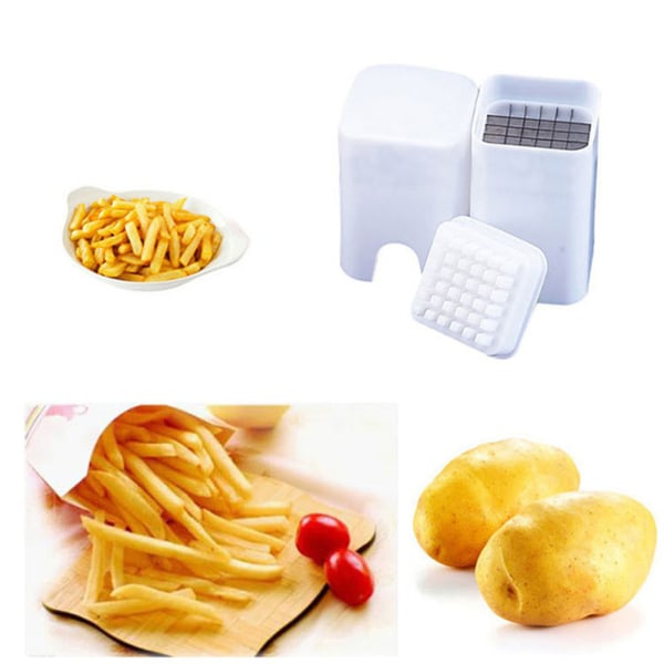 Kartoffelhugger Praktisk kartoffelchips pommes frites og grøntsagsstænger Udskærer til hjemmet Køkkenværktøj