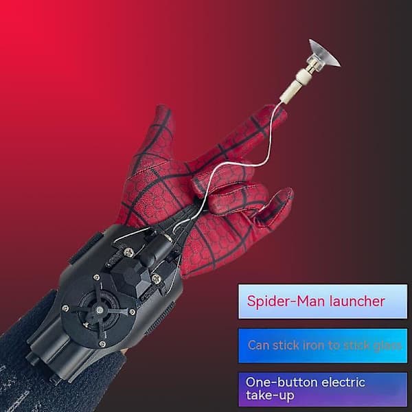 【BEMS】Spider-Man netkaster legetøj Spider-Man mentor rollespil Peter Parker tilbehør rekvisitter handsker børn