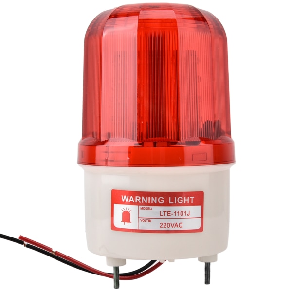 5 W:n pyörivä led-valo liikennerakentamisen hätävaroituslamppu summerilla (AC220V)//+