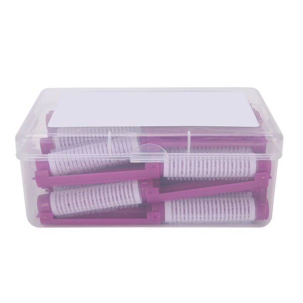 20 kpl Hiusperm sauvat Fluffy Perming Rod Hair Roller Curler Kampaamotyökalusarja Purple ++/