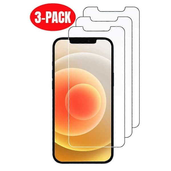 [3-PACK] - iPhone 12/12 Pro karkaistu lasinen näytönsuoja [BEMS]