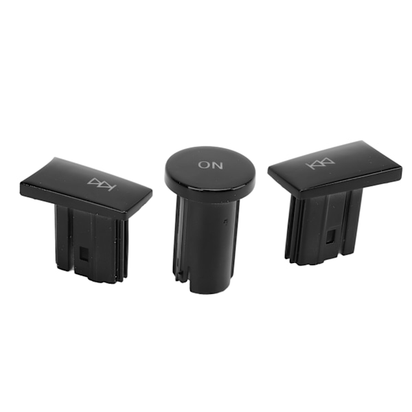 3 stk Multimedia Knapper Kontrollknapp Biltilbehør Erstatning for Benz ML GL Klasse 20122015 (Piano Black)