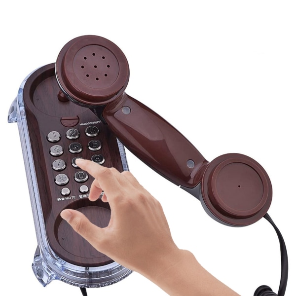 1PC Flash Antikke Telefoner Mode Hængende Telefon Caller Vægmonteret med blå baggrundslys++