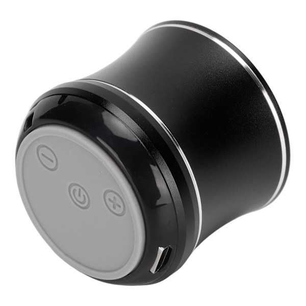 Mini Bluetooth Højttaler IP67 Vandtæt Auto Connect Bærbar Trådløs Højttaler med Basradiator til Brusebad Cykel Bil Sort