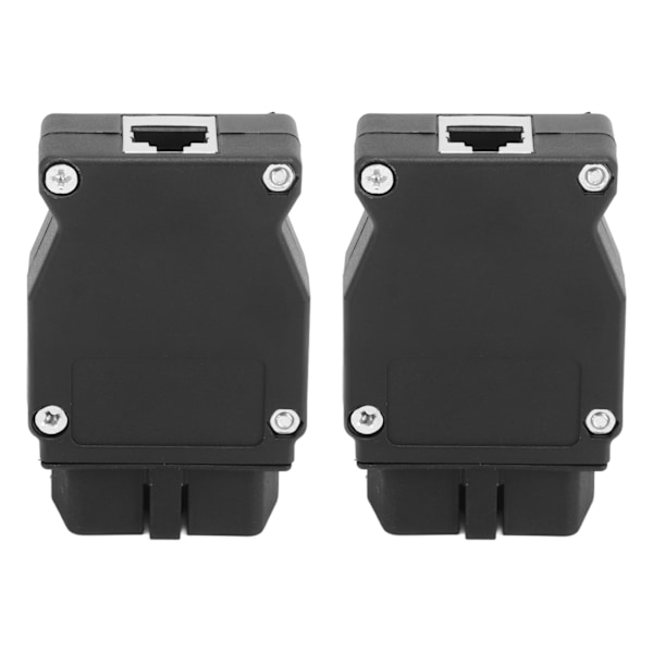2kpl OBD2 16-nastainen liitinadapteri ABS-muovikevyt F-sarjalle E-sarjan diagnostiikkatarkistus ECU-työkalut