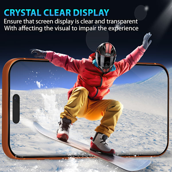 【BEMS】2-Pack iPhone 17 Pro Max Screen Protector & 1-Pack Lens Protector - Tempered Glass 9H - Super Quality 3D