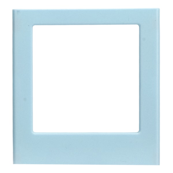 Magnetisk lommebilderamme Dobbeltsidig magnetfotoramme Magnetiske kjøleskapsrammer for Fujifilm Instax Square Blue /