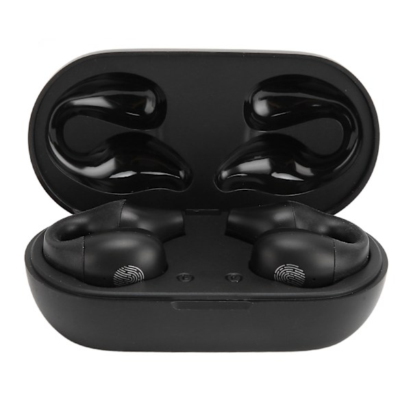Bluetooth 5.3 -nappikuulokkeet HiFi-korvakoukulla, Bluetooth-kuulokkeet digitaalinäytöllä työhön ja urheiluun