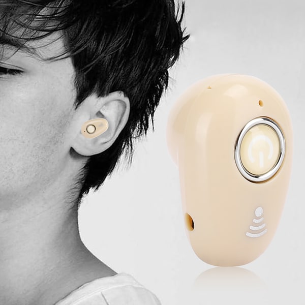 TIMH S650 Mini Bluetooth -kuulokkeet Langattomat korvakuulokkeet Handsfree-kuulokkeet Monaural Mini Sport -kuulokkeet (Couleur de peau)