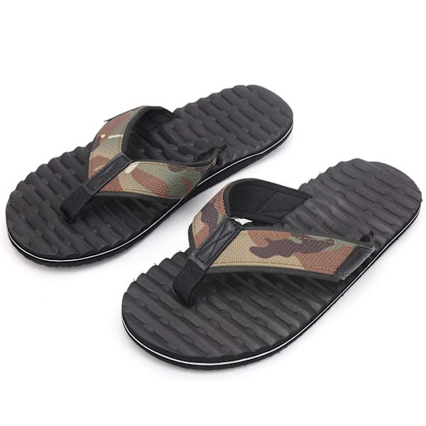 Sommer lette flipflops flerlags skridsikker tøfler EVA flipflops sort bund(41 )