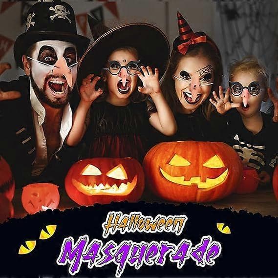 Heksenæse Halloween Heksekostume Cosplay Tilbehørssæt RED