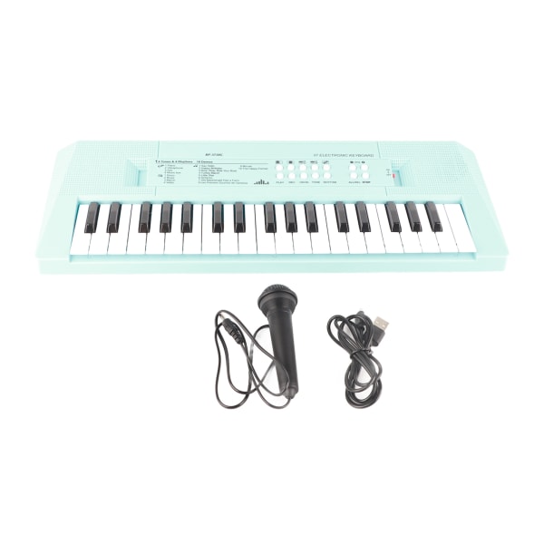 TIMH BF-3738C musikalsk keyboard elektrisk piano med 37 tangenter for nybegynnere utdanningsinstrument