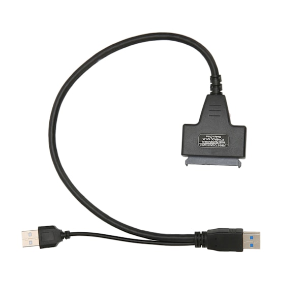 USB 3.0 till SATA-adapterkabel 5 Gbps överföring LED-indikator automatisk viloläge SATA III hårddiskanslutning
