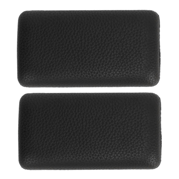 Bilbenkuddar Microfiber Pu-läder Mjukt Bil Center Console Knä Armbågsdyna Kudde Svart