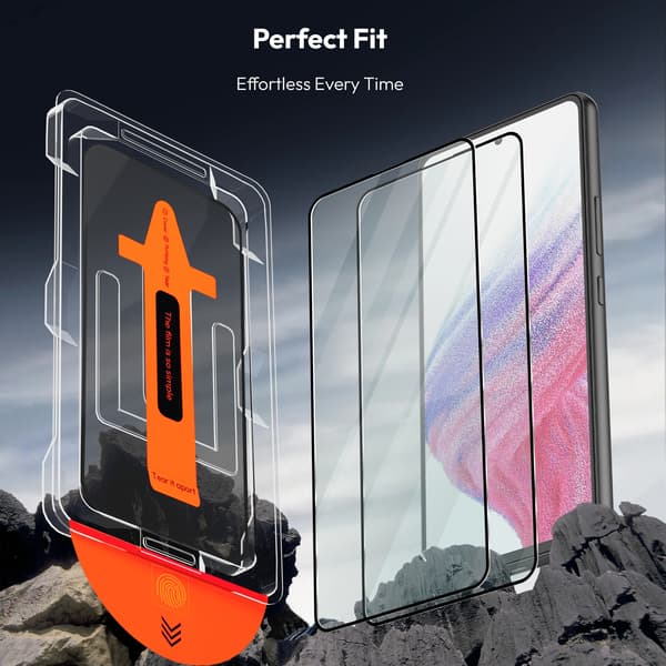 2-pack Samsung A53 Screen Protector - Tempered Glass | [Automatic Installation] - Bubble-free Samsung A53 (5G) Samsung A53