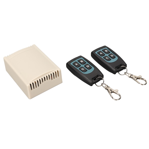 Rele Kaukokytkin 4 Kanavaa 10A ABS Langaton Moduuli 433Mhz Lähettimellä Nostin Ikkunalle DC12V 24V