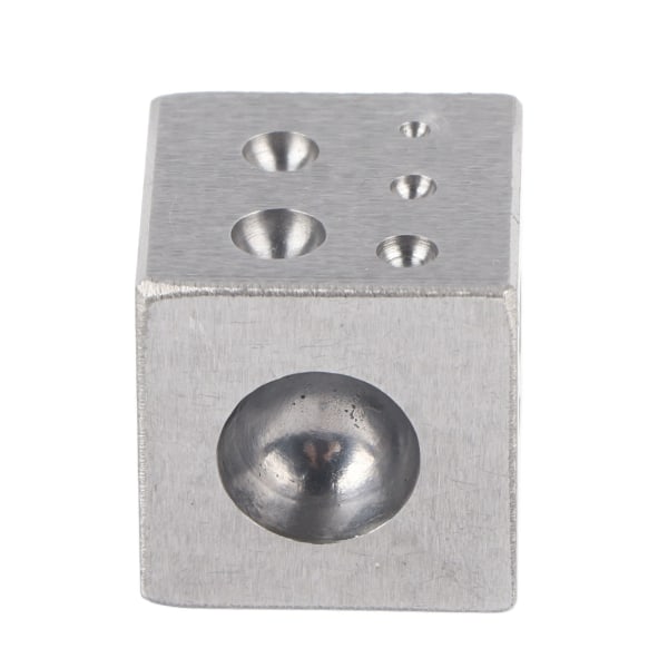 Firkantet dapping Block Professionel juveler Metalformningsværktøj til smykkefremstilling25 X 25 mm / 1 X 1in -+