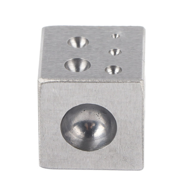 Kvadratisk Dapping Block Professionell Smyckesmetallformningsverktyg för Smyckestillverkning 25 X 25mm / 1 X 1 tum